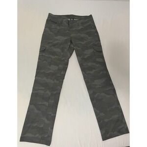 Kuhl Pants Womens 10 Regular Green Camouflage Freeflex Roll Up Cargo‎ Hike Camp